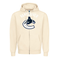 Sandshell canucks white Zipper Hoodie - linhVisuals