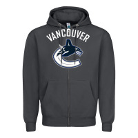 Smoke canucks white Zipper Hoodie - linhVisuals