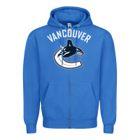 True Royal canucks white Zipper Hoodie - linhVisuals