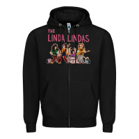 Black growing up   the linda lindas Zipper Hoodie - linhVisuals