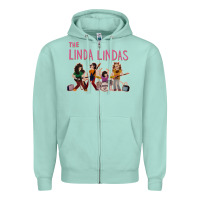 Seafoam growing up   the linda lindas Zipper Hoodie - linhVisuals