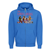 True Royal growing up   the linda lindas Zipper Hoodie - linhVisuals