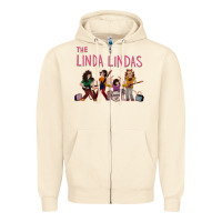 Sandshell growing up   the linda lindas Zipper Hoodie - linhVisuals