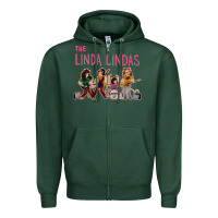 Sports Green growing up   the linda lindas Zipper Hoodie - linhVisuals