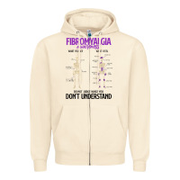 Sandshell fibromyalgia awareness do not judge what you dont understand Zipper Hoodie - linhVisuals