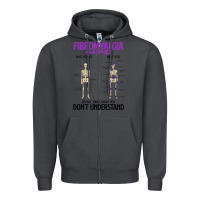 Smoke fibromyalgia awareness do not judge what you dont understand Zipper Hoodie - linhVisuals