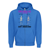 True Royal fibromyalgia awareness do not judge what you dont understand Zipper Hoodie - linhVisuals