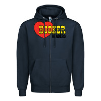 Navy hooker headers Zipper Hoodie - linhVisuals