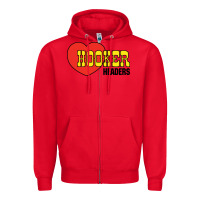 Red hooker headers Zipper Hoodie - linhVisuals