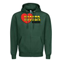 Sports Green hooker headers Zipper Hoodie - linhVisuals