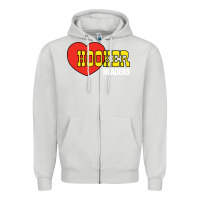 Dove Grey hooker headers Zipper Hoodie - linhVisuals