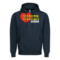 Navy hooker headers Zipper Hoodie - linhVisuals