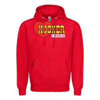 Red hooker headers Zipper Hoodie - linhVisuals