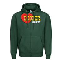 Sports Green hooker headers Zipper Hoodie - linhVisuals