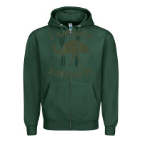 Sports Green funny not emu sed emu   not amused ostrich bird Zipper Hoodie - linhVisuals