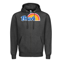 Charcoal Heather bravo supermarket Zipper Hoodie - linhVisuals