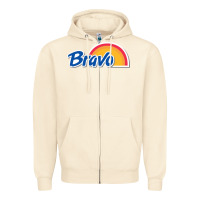 Sandshell bravo supermarket Zipper Hoodie - linhVisuals