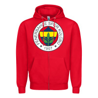 Red fenerbahçe Zipper Hoodie - linhVisuals