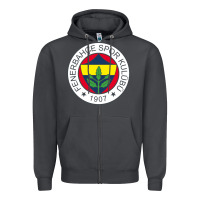 Smoke fenerbahçe Zipper Hoodie - linhVisuals