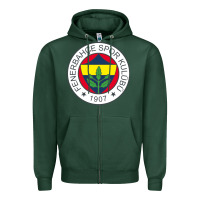 Sports Green fenerbahçe Zipper Hoodie - linhVisuals
