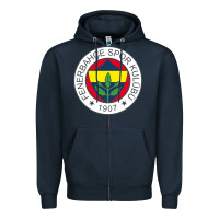 Navy fenerbahçe Zipper Hoodie - linhVisuals