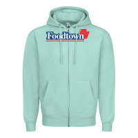 Seafoam foodtown Zipper Hoodie - linhVisuals