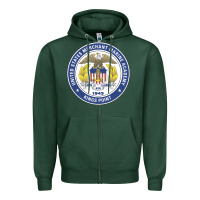 Sports Green United States Merchant Marine Academy Zipper Hoodie - linhVisuals