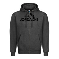 Charcoal Heather jordache Zipper Hoodie - linhVisuals