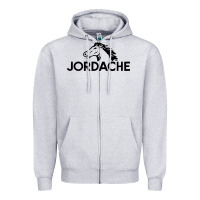 Heather Grey jordache Zipper Hoodie - linhVisuals