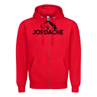 Red jordache Zipper Hoodie - linhVisuals