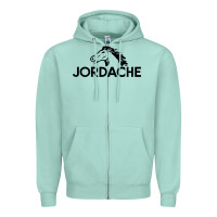 Seafoam jordache Zipper Hoodie - linhVisuals