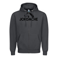 Smoke jordache Zipper Hoodie - linhVisuals