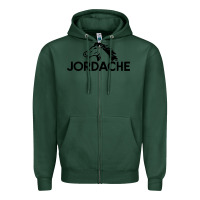 Sports Green jordache Zipper Hoodie - linhVisuals