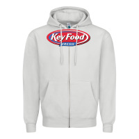 Dove Grey keyfood fresh Zipper Hoodie - linhVisuals