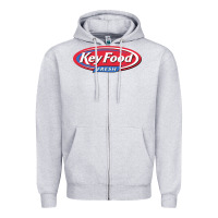 Heather Grey keyfood fresh Zipper Hoodie - linhVisuals