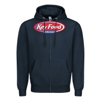 Navy keyfood fresh Zipper Hoodie - linhVisuals