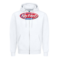 White keyfood fresh Zipper Hoodie - linhVisuals