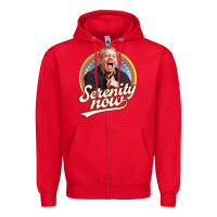 Red serenity later serenity now Zipper Hoodie - linhVisuals