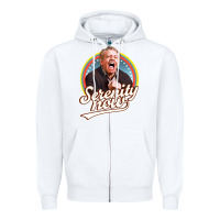 White serenity later serenity now Zipper Hoodie - linhVisuals
