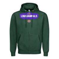 Sports Green lsu louisianimals Zipper Hoodie - linhVisuals