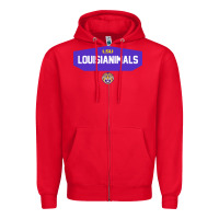 Red lsu louisianimals Zipper Hoodie - linhVisuals
