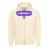 Sandshell lsu louisianimals Zipper Hoodie - linhVisuals