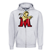 Heather Grey molloy merch Zipper Hoodie - linhVisuals