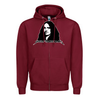 Burgundy it should have been lars Zipper Hoodie - linhVisuals