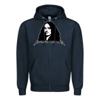 Navy it should have been lars Zipper Hoodie - linhVisuals