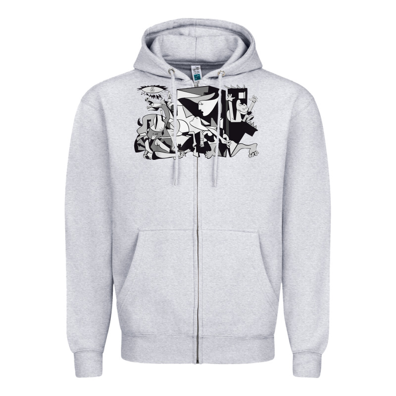 Guernica Artwork Zipper Hoodie by linhVisuals | Teevron