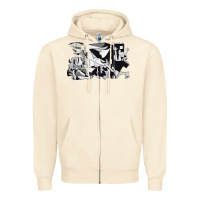 Sandshell guernica artwork Zipper Hoodie - linhVisuals