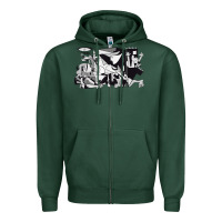 Sports Green guernica artwork Zipper Hoodie - linhVisuals