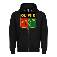 Black oliver farm Zipper Hoodie - linhVisuals
