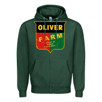 Sports Green oliver farm Zipper Hoodie - linhVisuals